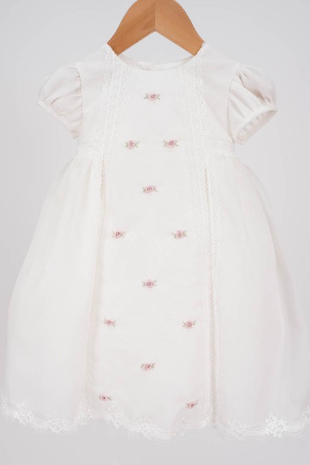 Ρομαντικό βαπτιστικό φόρεμα