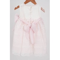 Βαπτιστικό δίχρωμο φόρεμα