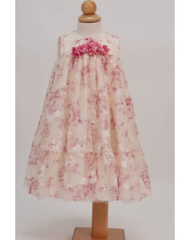 Βαπτιστικό Φόρεμα Εμπριμέ 