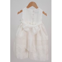 Βαπτιστικό λινό φόρεμα 