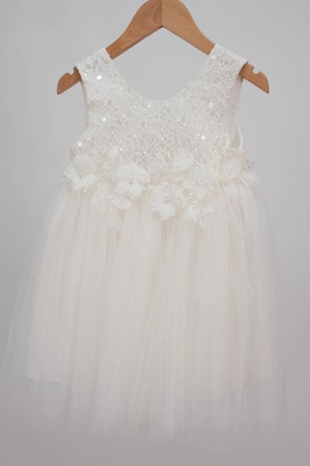 Βαπτιστικό λευκό φόρεμα 