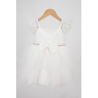 Βαπτιστικό Αέρινο τούλινο φόρεμα.