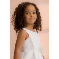 Λευκό φόρεμα κυματιστό Abel and Lula Λευκό φόρεμα κυματιστό Abel and Lula