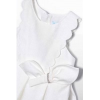 Λευκό φόρεμα κυματιστό Abel and Lula Λευκό φόρεμα κυματιστό Abel and Lula