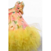 Φόρεμα με λουλούδια και τούλι Abel and Lula