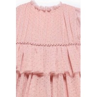 Φόρεμα ροζ τούλι με γλίτερ Abel and Lula