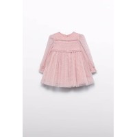 Φόρεμα ροζ Abel and Lula με τούλι και γκλίτερ 