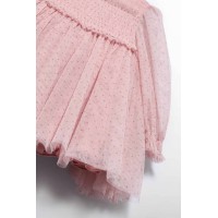 Φόρεμα ροζ Abel and Lula με τούλι και γκλίτερ 