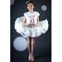 Φούστα  tutu λευκή Angel's face 