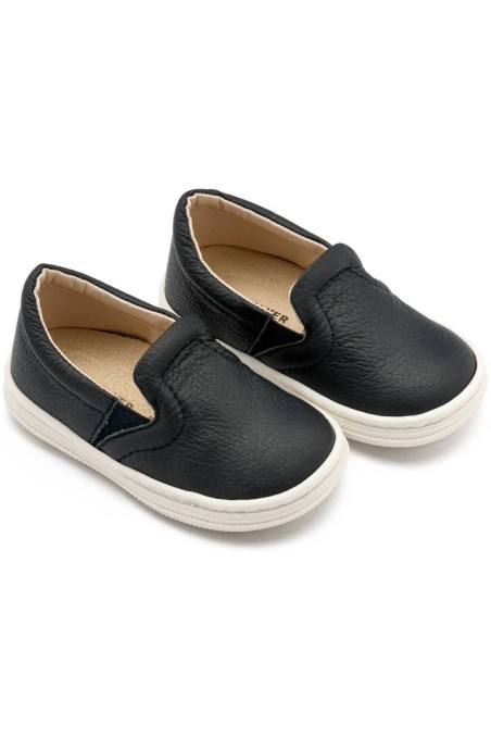 Βαπτιστικό δερμάτινο loafer Babywalker