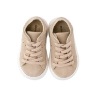 Δερμάτινο βαπτιστικό δετό sneaker Babywalker 