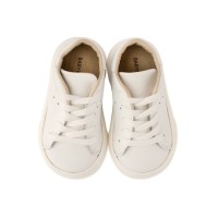 Δερμάτινο βαπτιστικό δετό sneaker Babywalker 