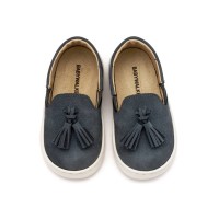 Μπλε ρουά βαπτιστικό μοκασινι Babywalker