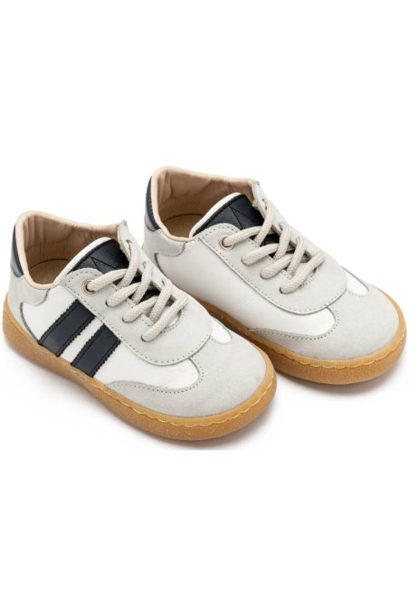 Βαπτιστικά δίχρωμα δετά sneakers Babywalker 