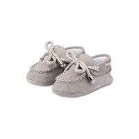 Βαπτιστικό καστόρινο δετό loafer Babywalker
