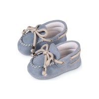 Βαπτιστικό καστόρινο δετό loafer Babywalker
