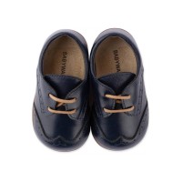 Βαπτιστικό δερμάτινο δετό παπουτσάκι