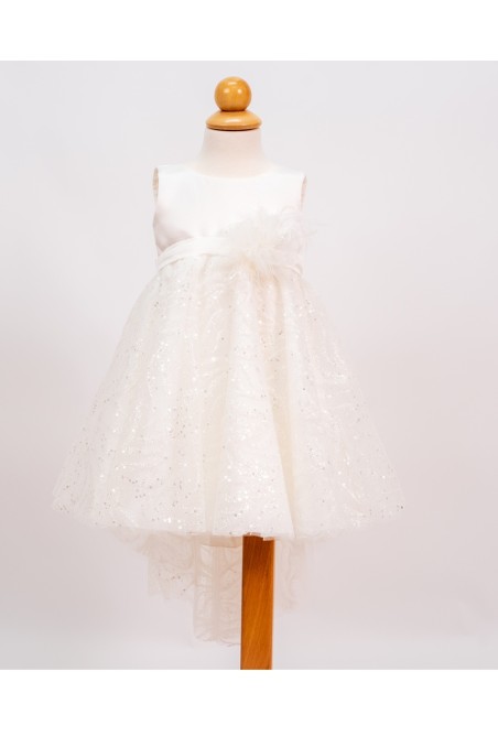 Βαπτιστικό φόρεμα με παγιέτες