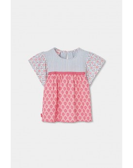 Παιδική μπλούζα με floral print Boboli