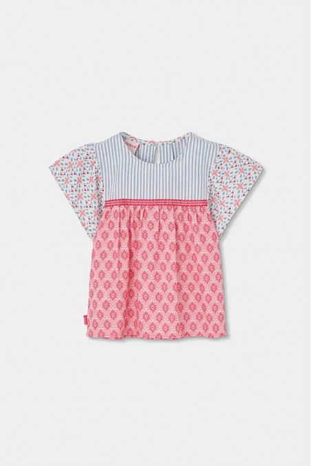 Παιδική μπλούζα με floral print Boboli