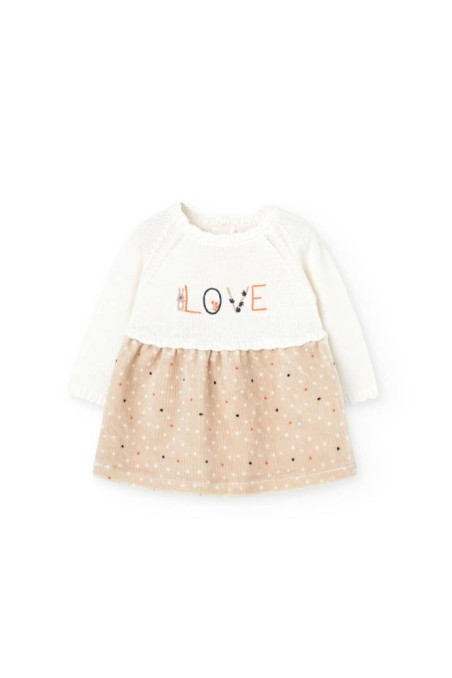 Βρεφικό δίχρωμο φορεματάκι Boboli