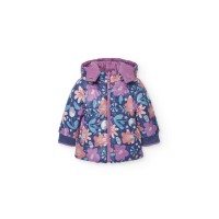 Μπουφάν διπλής όψεως Boboli με λουλούδια