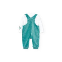 Βρεφική σαλοπέτα κοτλέ για αγόρι Boboli