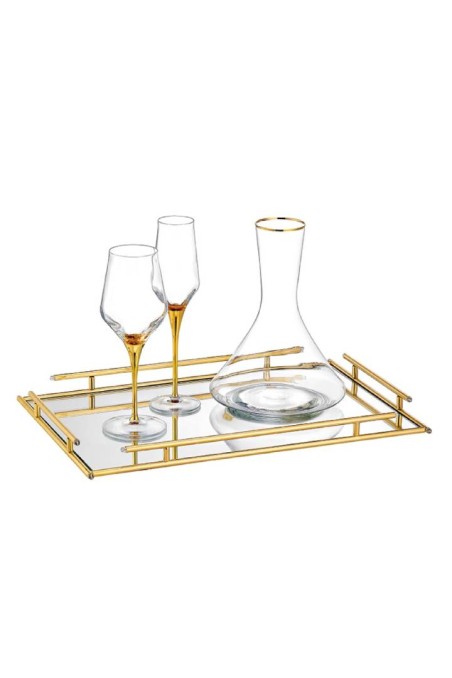 Σετ γάμου-κουμπάρου σε χρυσό χρώμα. 