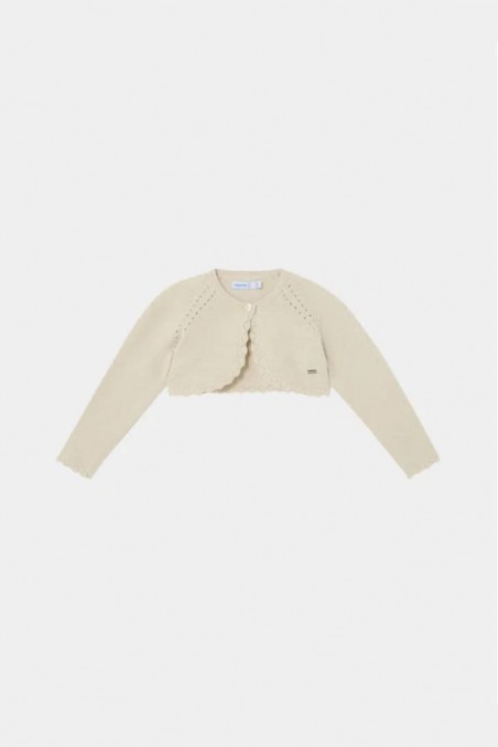 Μπολερό μπεζ Mayoral 