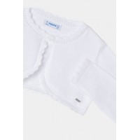 Μπολερό λευκό regular fit Mayoral