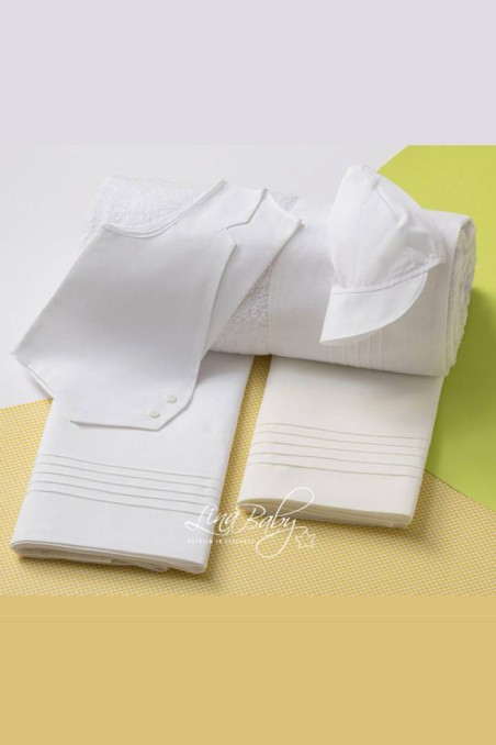 Λαδόπανο λευκό ''Νερβίρ'' LinaBaby