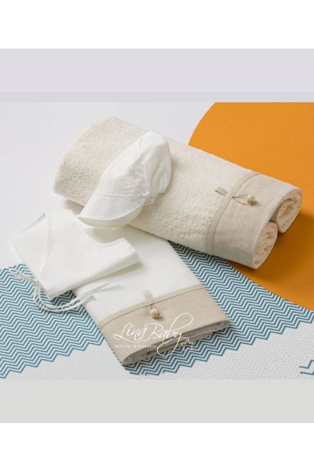 Λαδόπανο λευκό ''Αλβέρτος'' LinaBaby