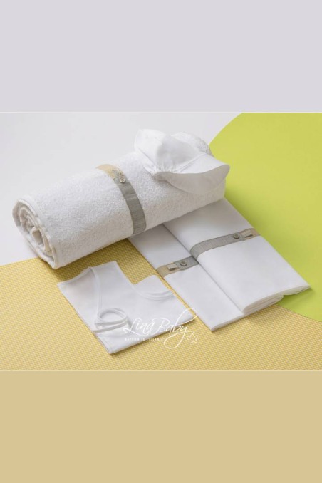 Λαδόπανο λευκό ''Αλέξανδρος'' LinaBaby