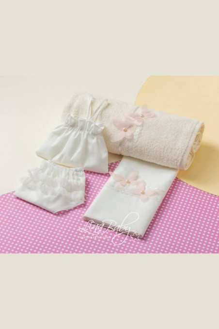 Λαδόπανο εκρού ''Mariposa'' Lina-Baby