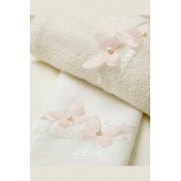 Λαδόπανο εκρού ''Mariposa'' Lina-Baby