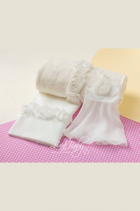 Λαδόπανο off-white ''Καλυψώ'' Lina-Baby