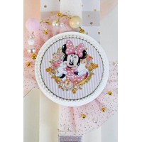 Λαμπάδα Ποντικούλα με φόρεμα