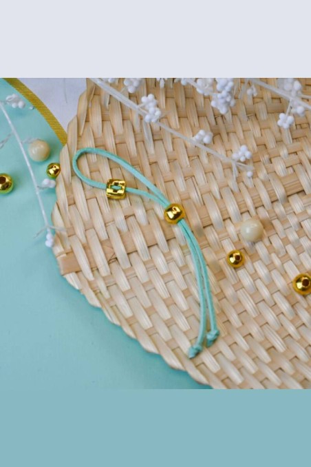 Μαρτυρικό – Βραχιόλι Σουέτ Veraman με Σταυρουδάκι Chez Art