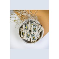 Μαρτυρικό – Κολιέ Κορδέλα με Σταυρουδάκι Chez Art