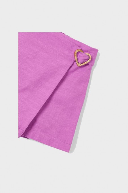 Φούστα-σορτς λινή φούξια Mayoral 