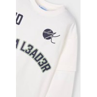 Μπλούζα κρεμ Mayoral 