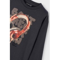 Μπλούζα γκρι με στάμπα Mayoral 