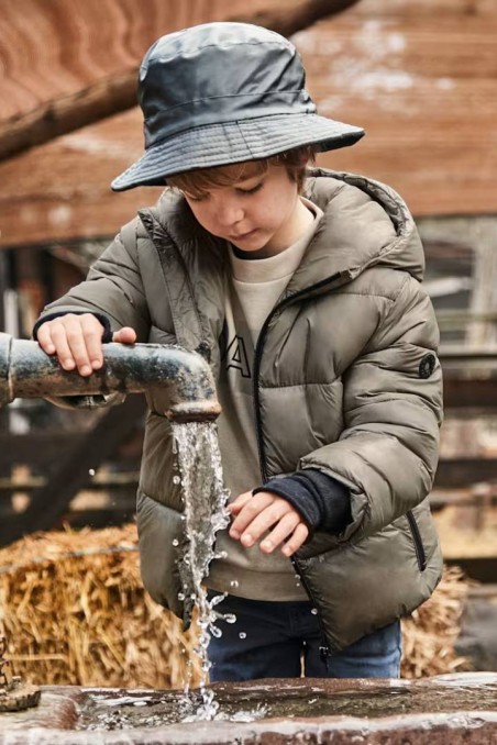 Μπουφάν χακί Mayoral 