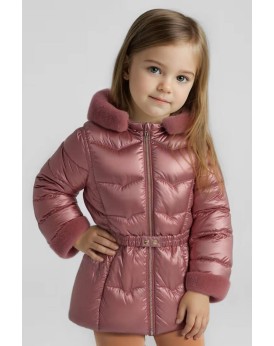 Μπουφάν ροζ-μεταλιζέ Mayoral 