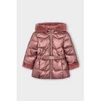 Μπουφάν ροζ-μεταλιζέ Mayoral 