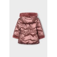 Μπουφάν ροζ-μεταλιζέ Mayoral 