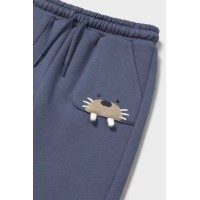 Παντελόνι βαμβακερό μπλε με σχέδιο Mayoral