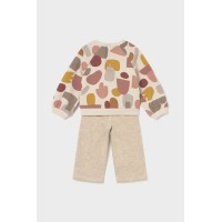 Σετ φόρμα φούτερ με σχέδιο σταμπωτό Mayoral