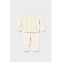 Φόρμα για μωρό κρεμ Mayoral 