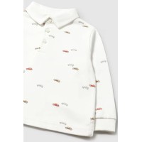 Μπλουζάκι πόλο με στάμπα αυτοκινητάκια Mayoral